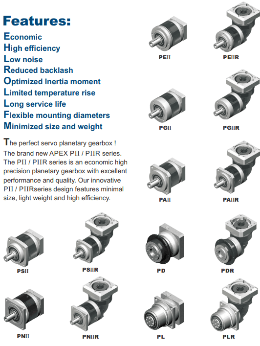 PAII 042 gearbox